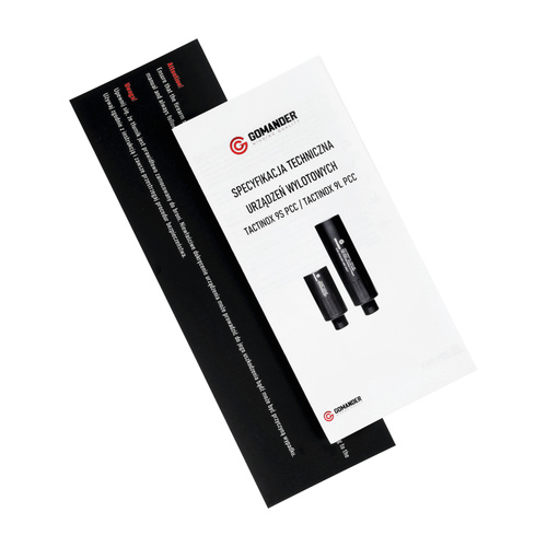 Gomander - Глушник рушниці Tactinox DT 9L PCC - 1/2x36 - FDE - TB0.9140_2-1_2x36