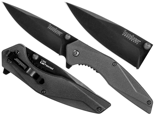 Kershaw - Складаний ніж EDC - 8Cr13MoV - сірий / чорний - 1366