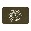 M-Tac - Нашивка Crow Banner - 500D Cordura - Laser Cut - Fluorescent - Ranger Green/GID - 51171239