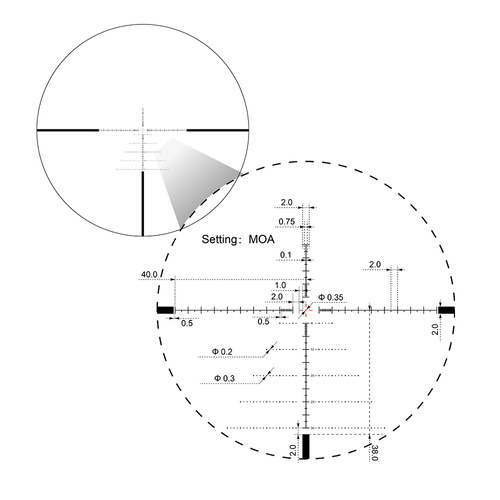 Vector Optics - Приціл оптичний Sentinel 6-24x50 - 50 мм - FFP - SCFF-57