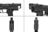 Strike Industries - Противибуховий щиток для пістолетів SMC Alfa/Bravo - Чорний - SI-SMC-BS-S