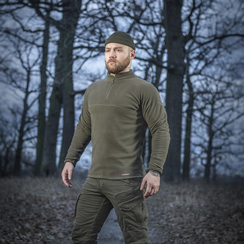 M-Tac - Військовий флісовий кардиган Delta Polartec Raglan - Dark Olive - 70022048.