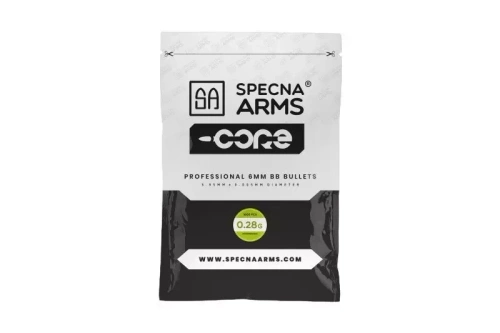 Specna Arms - Біокульки для ASG CORE - 0,28 г - 1000 шт - білі - SPE-16-021022