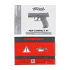 Umarex - Пневматичний пістолет Walther PDP Compact 4" 4,5 мм CO2 - BB - чорний - 5.8433