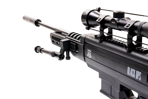 Black Ops - Снайперська гвинтівка з прицілом 4х32 та сошками - 4,5 мм - B1008