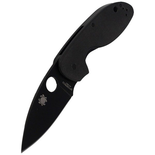 Складаний ніж Spyderco - Efficient™ G-10 Black / Black Blade PlainEdge™ - C216GPBBK