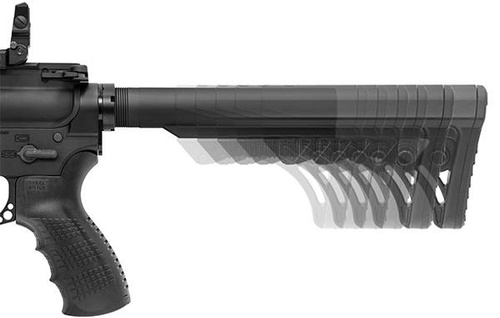 UTG - Комплект направляючих для фляг для AR15 - 6-позиційний - Mil-Sec - чорний - TLU001-KIT - TLU001-KIT