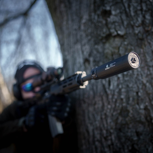 Gomander - Глушник Tactinox QD L - 5,56 мм - M26x1,5 - чорний - TB0.9650