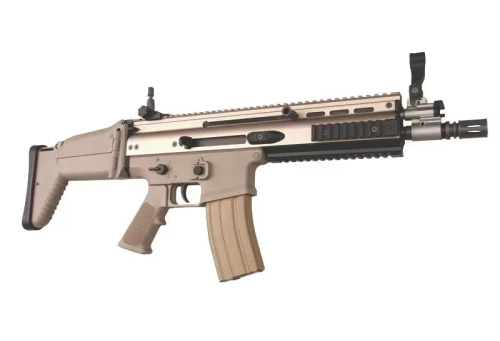 WE - Газова копія штурмової гвинтівки MK16 MOD 0 Open Bolt - Dark Earth - WET-02-001803