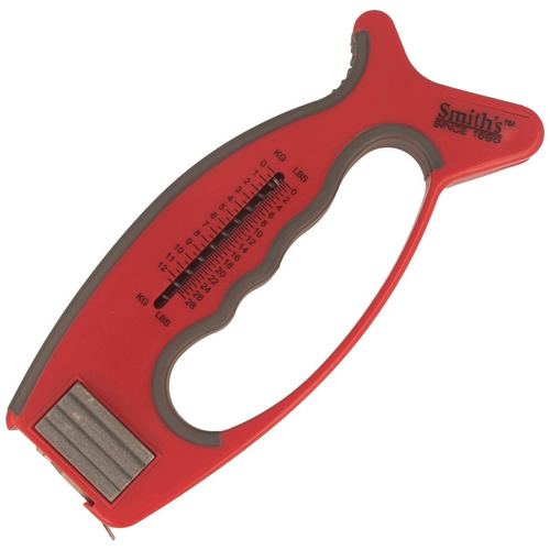 Smith's - Точилка для рибальських ножів 4 в 1 - червона - JIFF-FISH