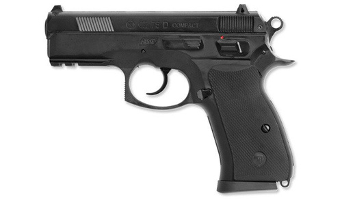 ASG - Репліка компактного пістолета CZ 75D - Пружина - 15698