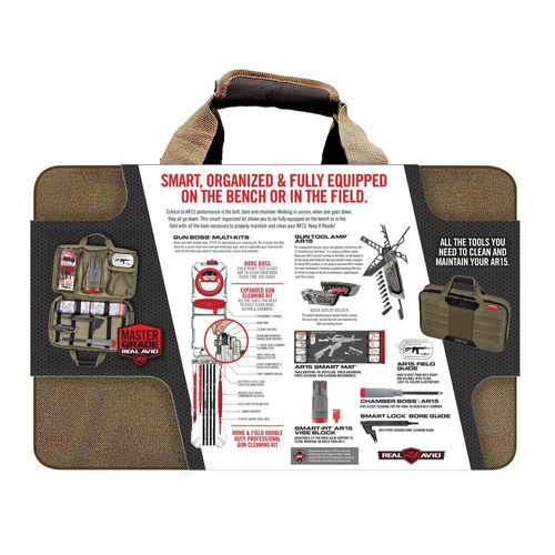 Real Avid - Набір інструментів для зброярів з сумкою AR-15 Tactical Maintenance Kit - AVARTMK