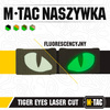 M-Tac - Флуоресцентні нашивки Tiger Eyes Laser Cut - Para - Ranger Green - 51140023