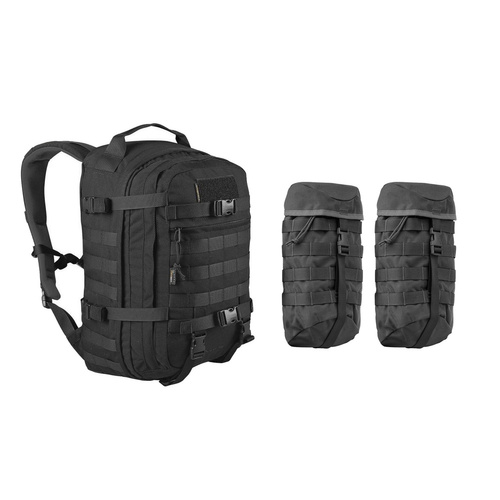 WISPORT - Рюкзак Sparrow 30 II з двома боковими кишенями - 30 + 10 л - Чорний
