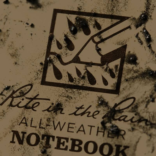 Rite in the Rain - Водонепроникний блокнот - 4 x 6" - 946T - Коричневий