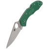 Складаний ніж Spyderco - Delica® 4 FRN Flat Ground Green - C11FPGR