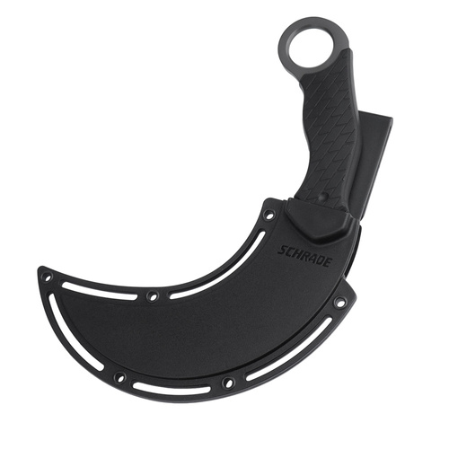 Schrade - Ніж Boneyard Karambit - AUS-8 - чорний/графіт - 1182504