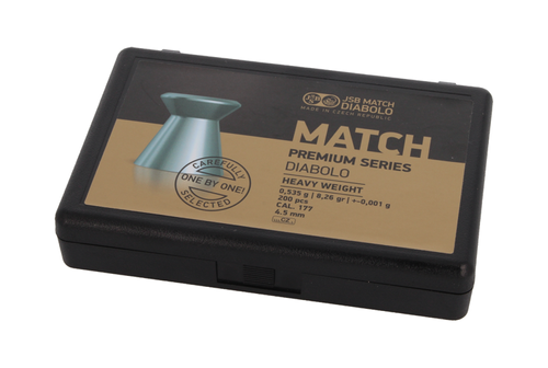 JSB - Śrut do wiatrówki Match Premium Heavy 4.52 mm - 200 szt. - 1030-200