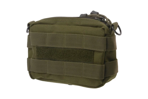 GFC Tactical - Горизонтальний універсальний вантажний підсумок - нейлон - MOLLE - Оливковий - GFT-19-023984