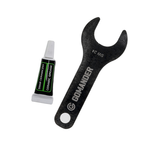 Gomander - Компенсатор полум'я Quadron S - 9 мм - M18X1 - чорний - TBO.10174_0-M18x1(CZ)