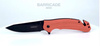 Kershaw - Рятувальний ніж Barricade 8650 - 8Cr13MoV - помаранчевий - 8650