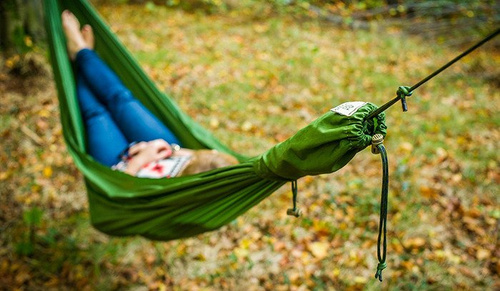 Lesovik - Туристичний гамак ДУЧ з підвісом - Treetop Green