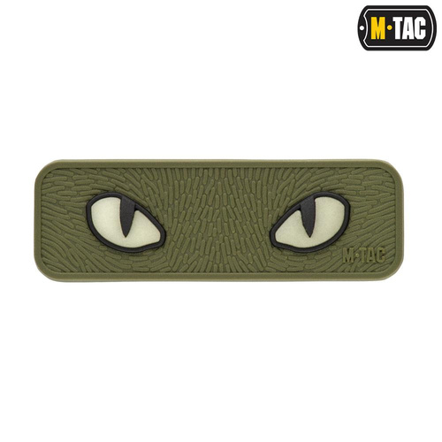 M-Tac - 3D ПВХ Нашивка "Котячі очі" - Оливковий - 51114001