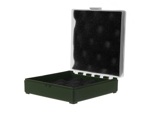 Megaline - Коробка для транспортування рушниці - 11x11x3,5 см - Зелено-прозора - 607/0001GT
