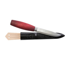 Morakniv - Ніж мисливський класичний №2 - вуглецева сталь - червоний - NZ-CA2-CS-25