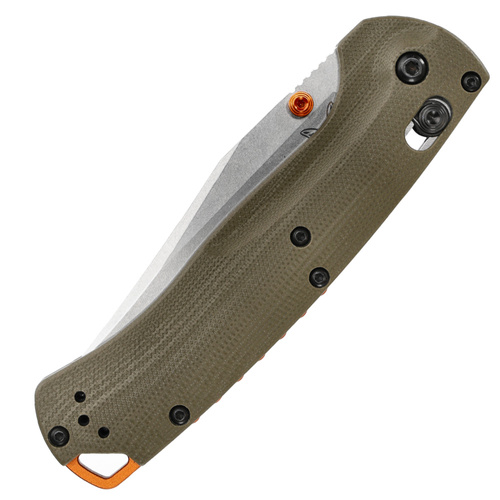 Benchmade - Мисливський ніж з биркою - CPM-S45VN - зелений - 15536