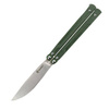 Ganzo - Ніж-метелик Balisong Firebird G766 - 440C - зелений - G766-GR 