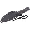 FOX - Тактичний ніж Explorator Linen Micarta - 440C - чорний - BF-749