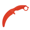 K25 - Тренувальний ніж Karambit - червоний - 32335