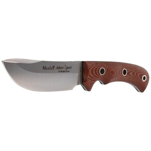 Muela - Nóż Full Tang Bushcraft Micarta 120 мм - ABORIGEN-12C