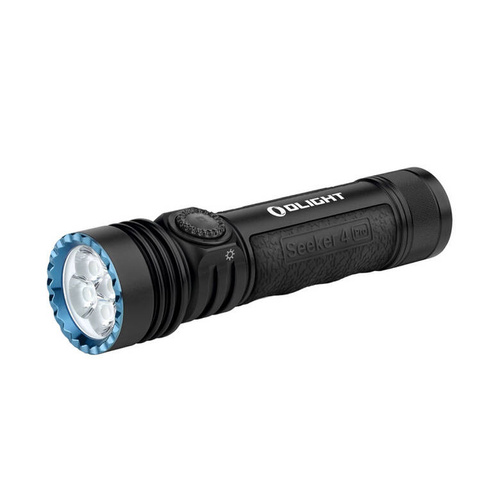 Olight - Тактичний ліхтар Seeker 4 Pro Cool White - 4600 люмен - 5000 мАг - Seeker 4 Pro CW (Matte Black)