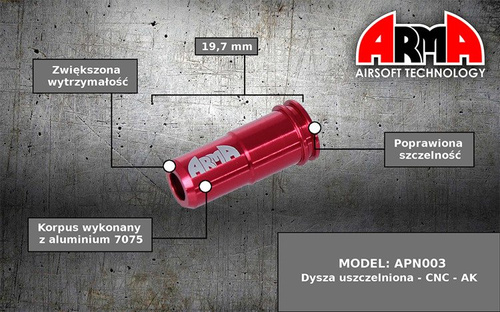 Arma Tech - Герметичне сопло - ЧПУ - AK - APN003