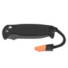 Ganzo - G7413 EDC Складаний ніж зі свистком - G-Lock - Чорний - G7413-BK-WS
