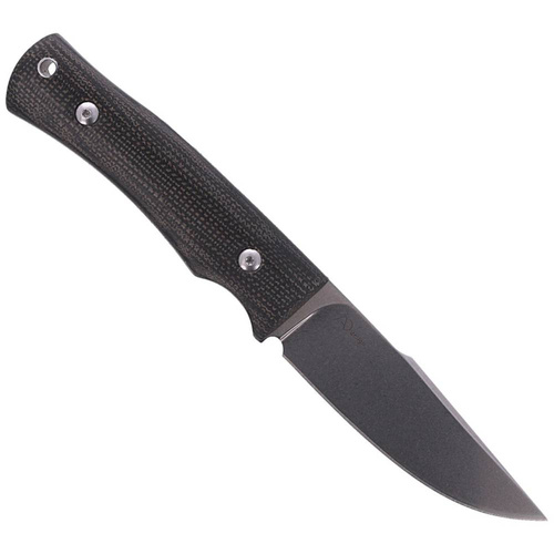 FOX - Тактичний ніж Explorator Linen Micarta - 440C - чорний - BF-749