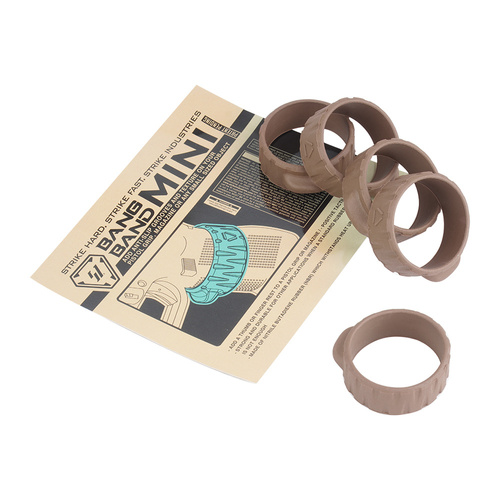 Strike Industries - Bang Band Mini набір еластичних стрічок - 5 шт. - FDE - SI-BANGBAND-34MM-FDE