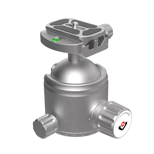Rokstad - Кульова головка 56 мм на різьбу 3/8"-16 - Picatinny/ARCA - Сірий - RSRH-02