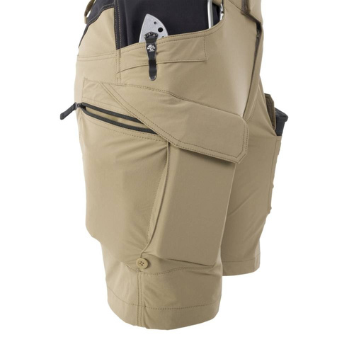 Helikon - Шорти польові тактичні OTS® 8.5" - Taiga Green / Czarne - SW-OTS-VL-0901A