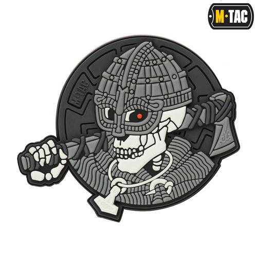M-Tac - Нашивка Morale Patch - Undead Viking 3D PVC - сірий - 51157011