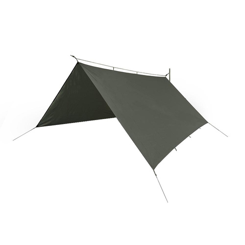 Helikon - Брезент, брезент для бівуаку Supertarp Small® - 250 x 200 см - оливково-зелений - PO-STS-PO-02