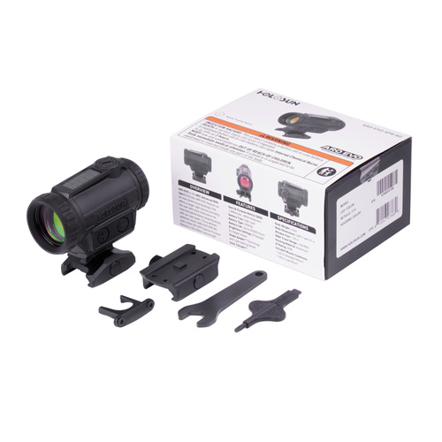 Holosun - Закритий коліматор ARO EVO - Сонячна панель - Зелена точка 2 MOA - Чорний - ARO-EVO-GR2