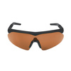 Swiss Eye - Стрілецькі окуляри Raptor Pro - Laser Lens 532/694/1064 - Чорний - Brown козирок - 40482