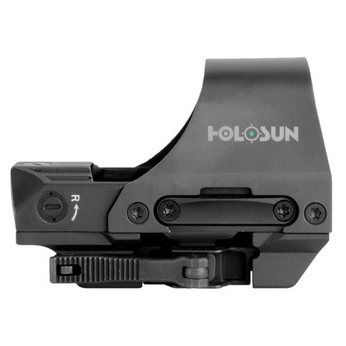 Holosun - Red Dot HE510C-GR Elite Multi Reticle Green Dot - Сонячна панель - Зелена точка - Чорний - HE510C-GR
