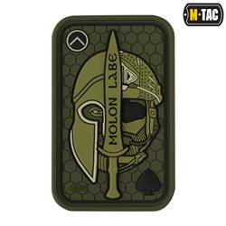 M-Tac - Моральна нашивка - Molon Labe Ace Jacquard - Оливковий / PVC - 51127001