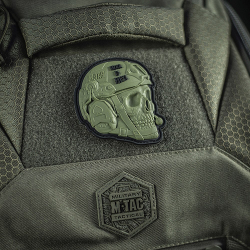 M-Tac - Нашивка War is Hell - PVC 3D - Olive - 51328001