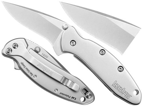 Kershaw - Тактичний ніж Chive 1600 - 420HC - сріблястий - 1600