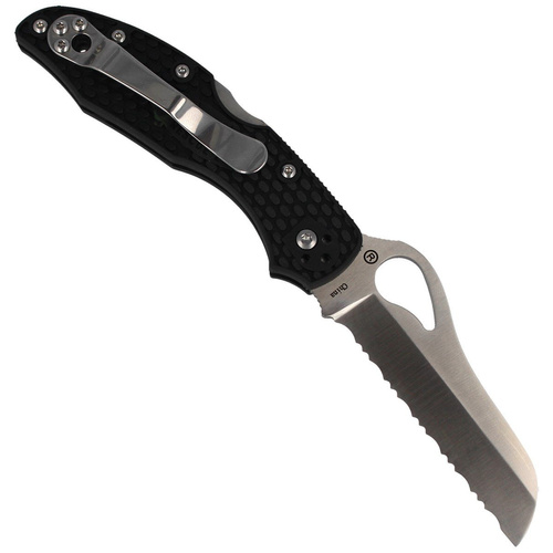 Spyderco - Byrd Meadowlark™ 2 Rescue FRN складаний ніж чорний - BY19SBK2